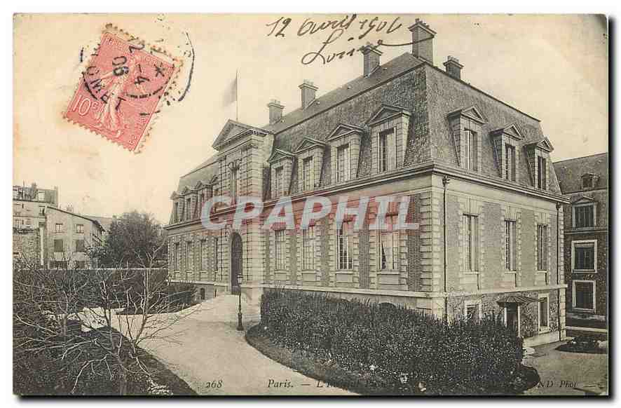 París — El antiguo Ayuntamiento — N.D. Foto, n° 268