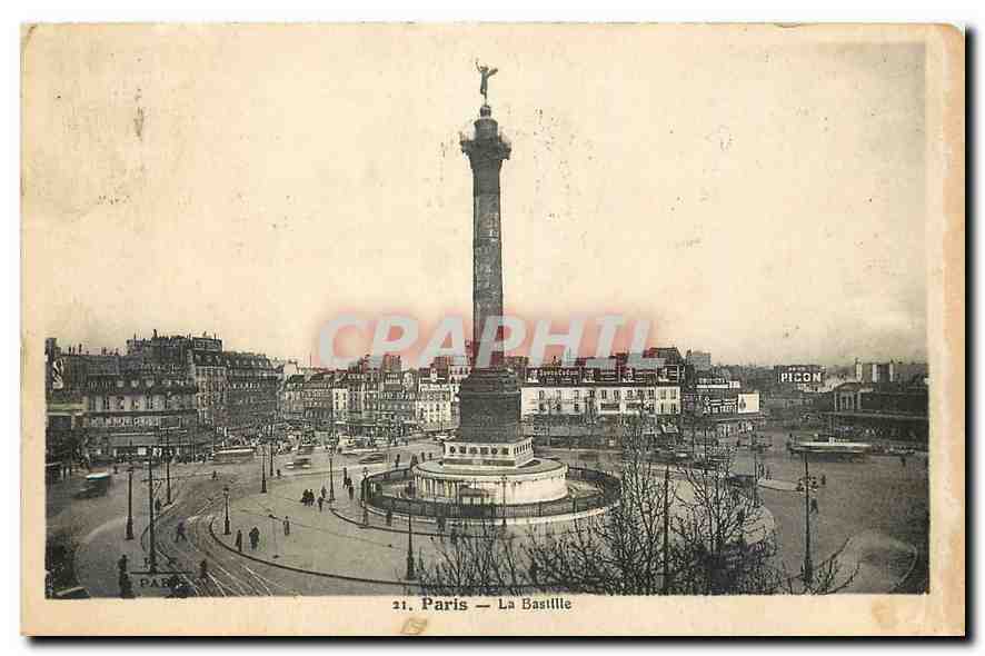 CPA Paris La Bastille 