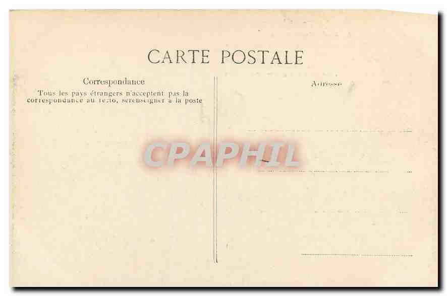 CPA Paris Le Pantheon et la Statue de J J Rousseau  — Rückseite