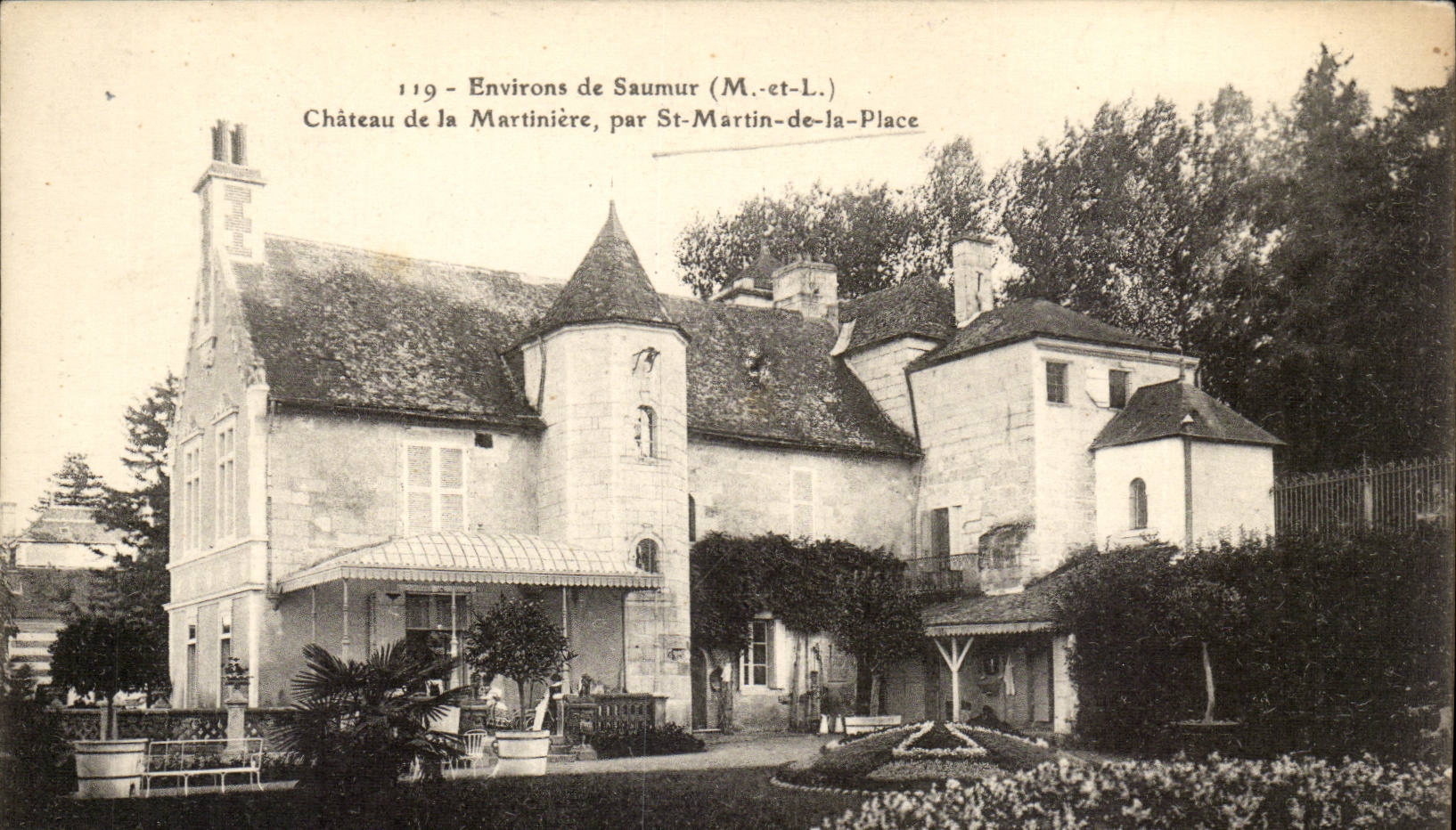 Environs de Saumur CPA Chateau de la Martiniere par St Martin de la Place
