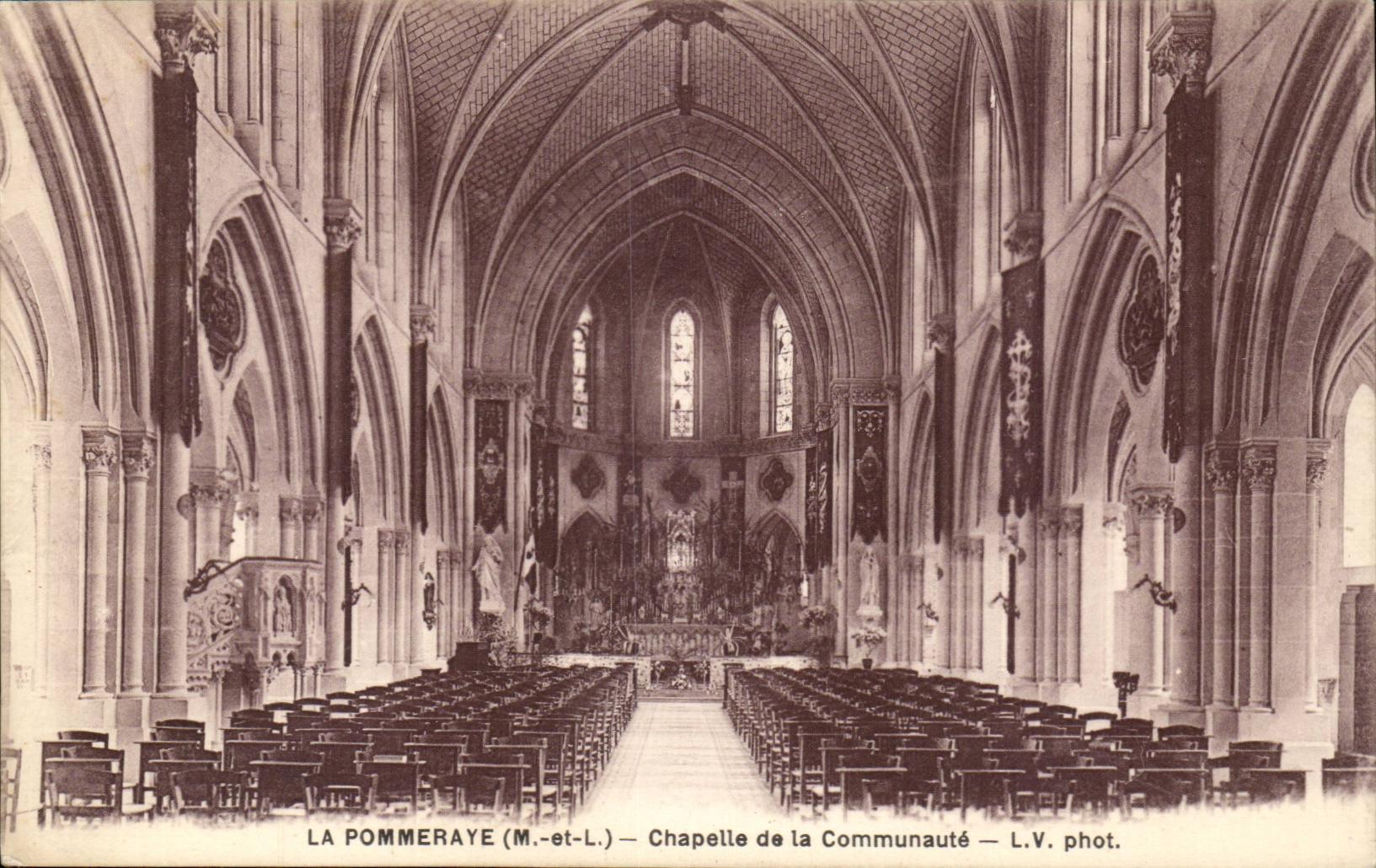 La Pommeraye CPA Chapelle de la communaute