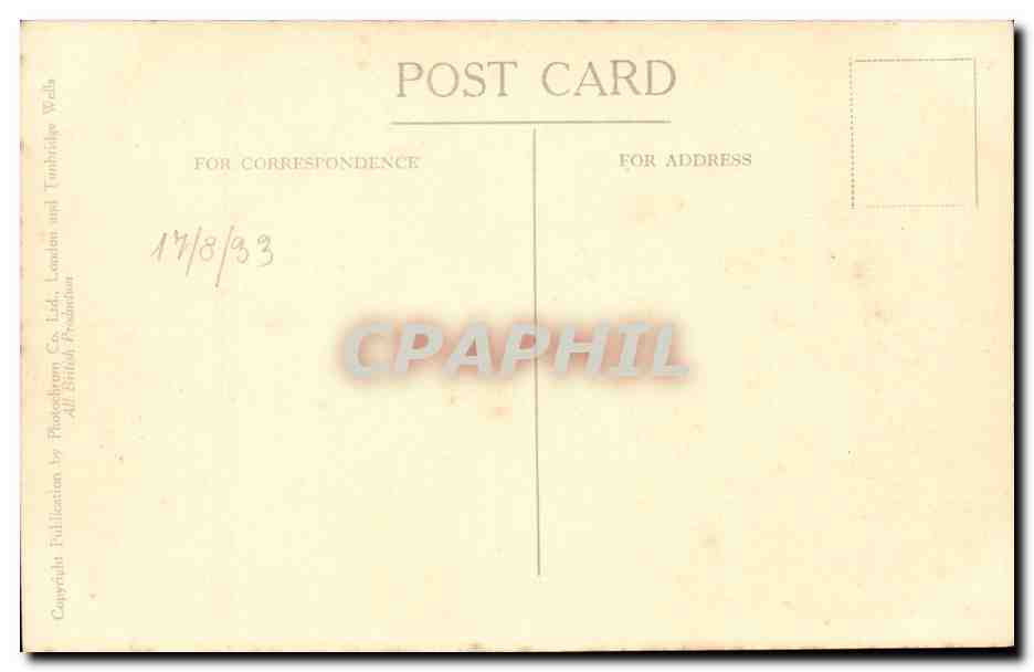 Grande Bretagne CPA Londres London Tower Bridge (bateau ship militaria) — Back