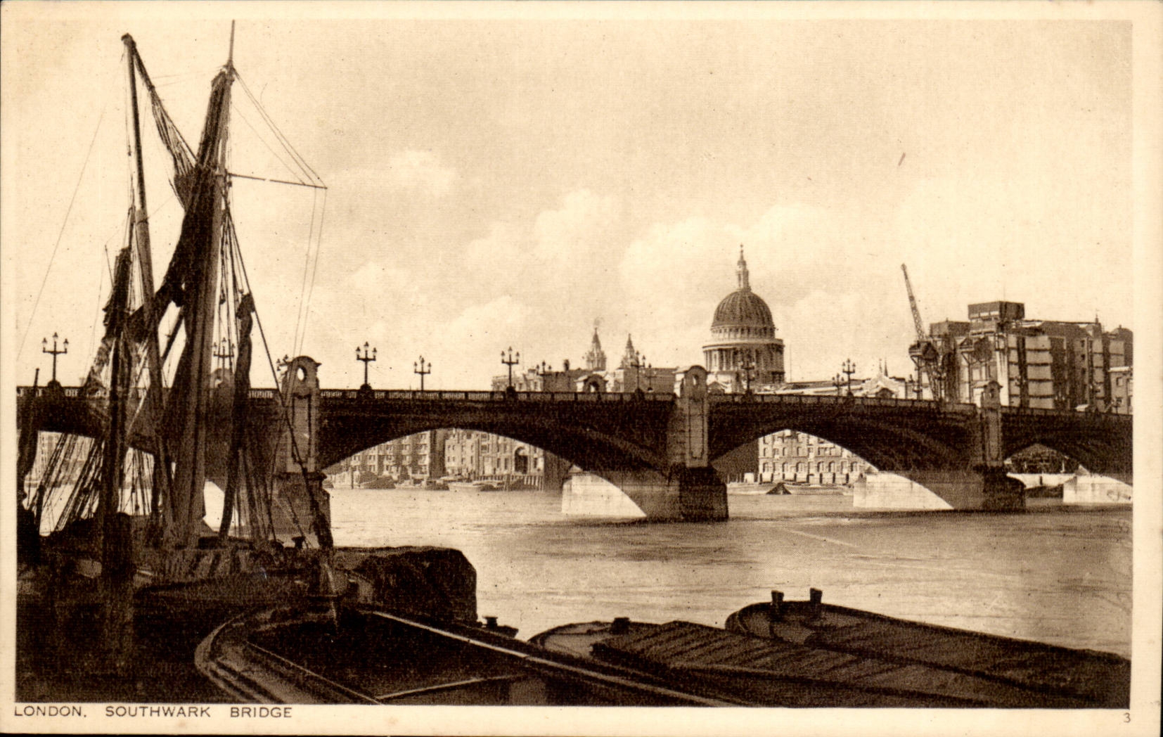 Grande Bretagne CPA Londres London Soutwark Bridge