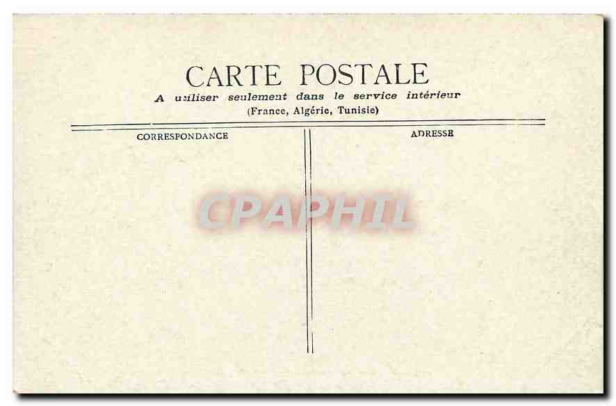 CPA Paris Arc de Triomphe du Carrousel  — Rückseite