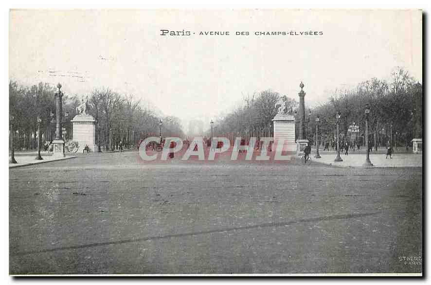 CPA Paris Avenue des Champs Elysees 