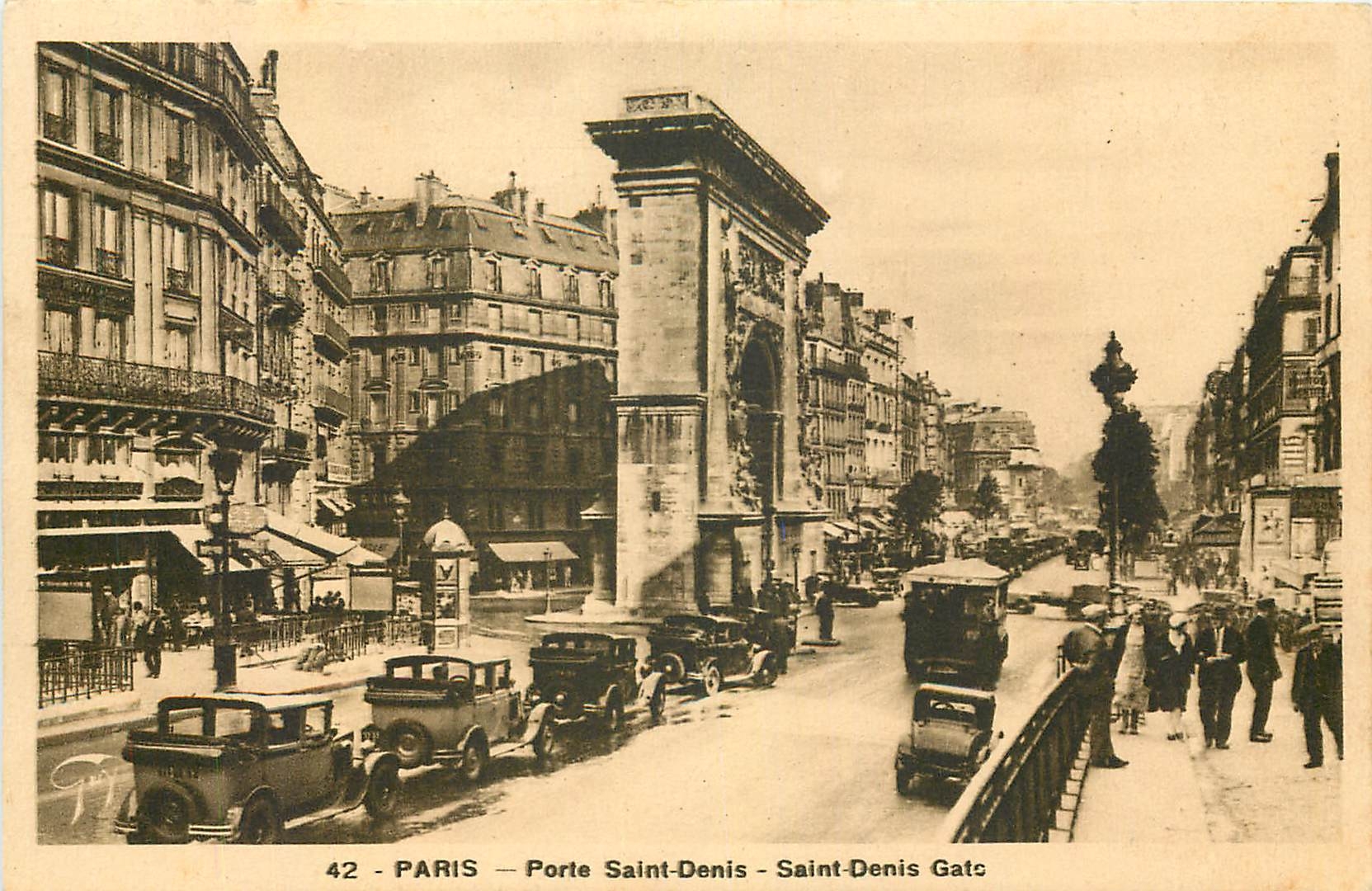 CPA Paris Porte Saint Denis 