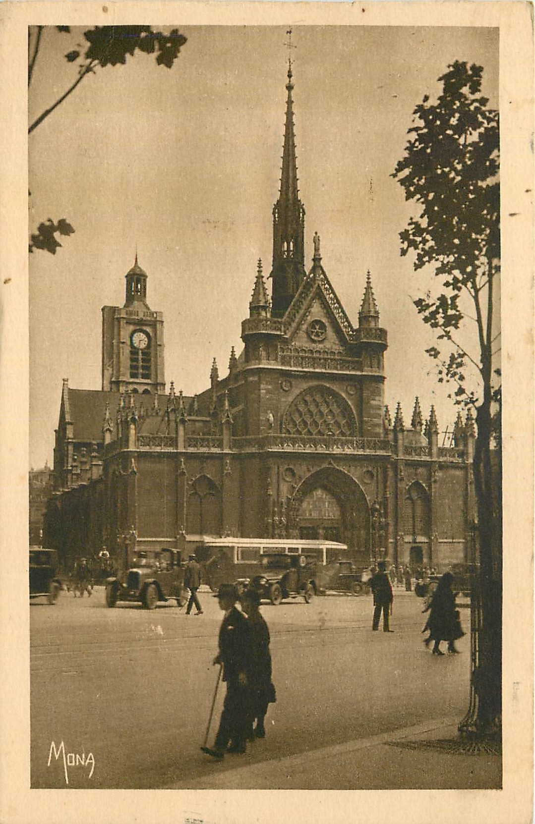 CPA Les Petits Tableaux de Paris l'eglise Saint Laurent 
