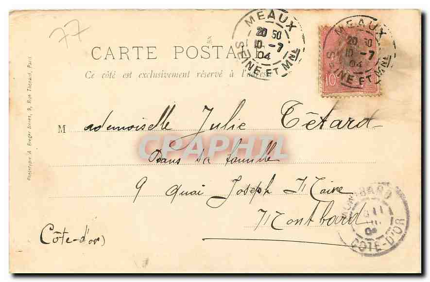 Les Sites du Morin — Le Moulin de la Chapelle — Éditeur A. Bugey, Paris — Reverso