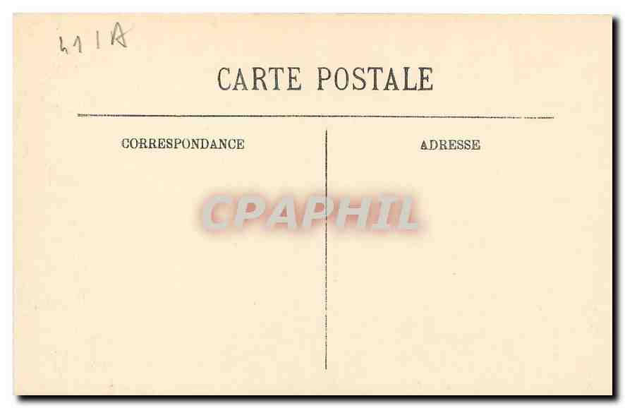 CPA Blois le Chateau la Facade Gaston d'Orleans  — Rückseite