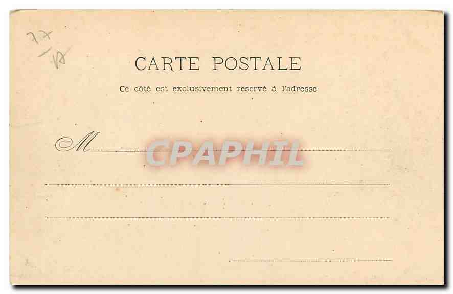 CPA Fontainebleau Barbizon la Roche Brisee Enfants — Rückseite