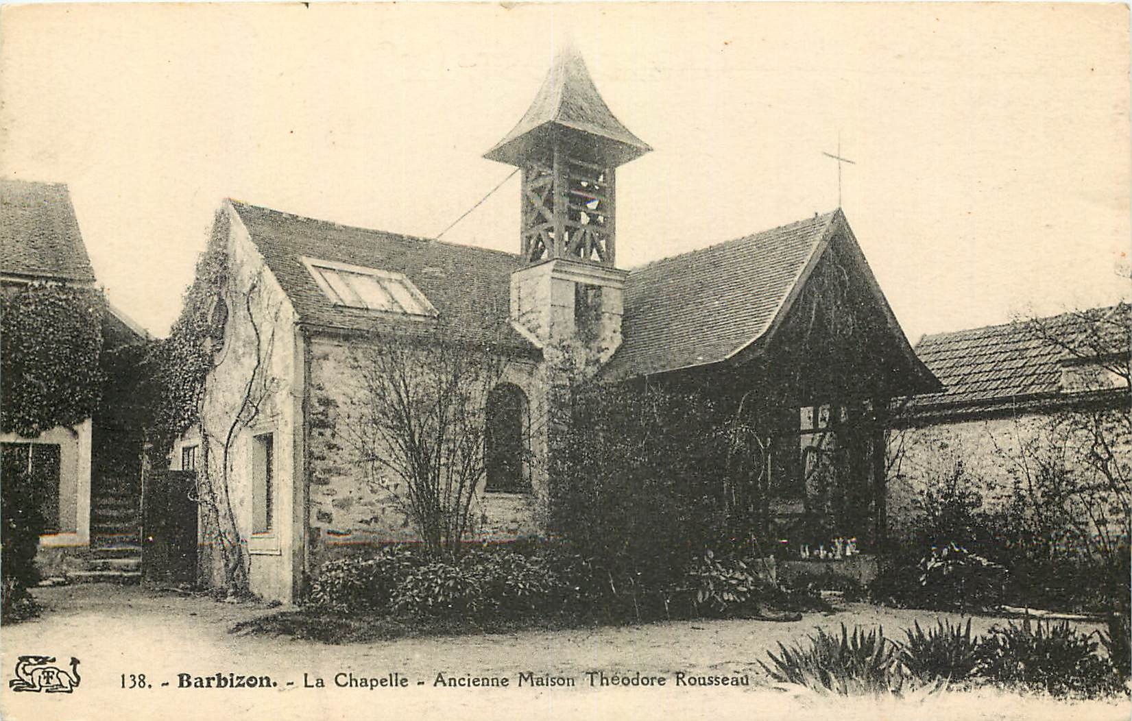 CPA Barbizon la Chapelle Ancienne Maison Theodore Rousseau 
