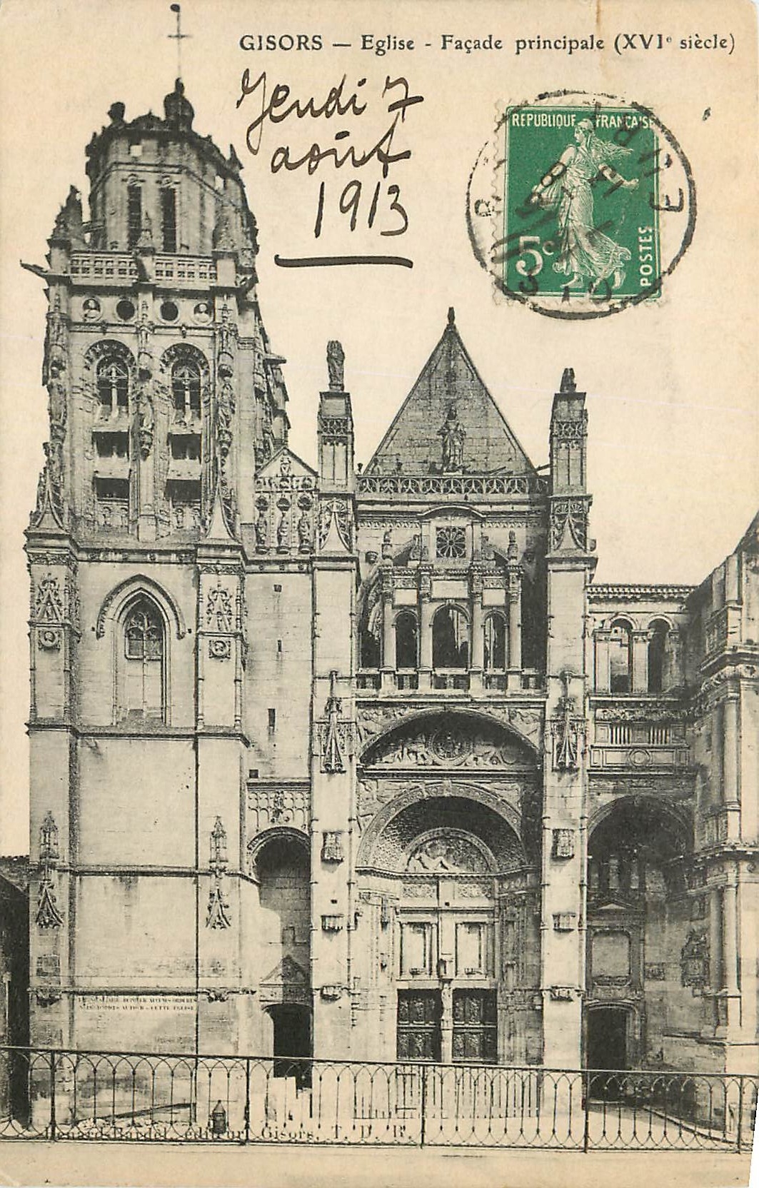 Gisors — Église - Façade principale (XVIe siècle)