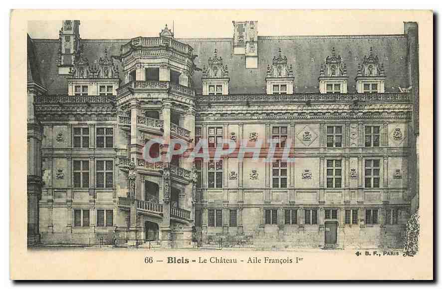 CPA Poitiers le Chateau Aile Francois 1er 