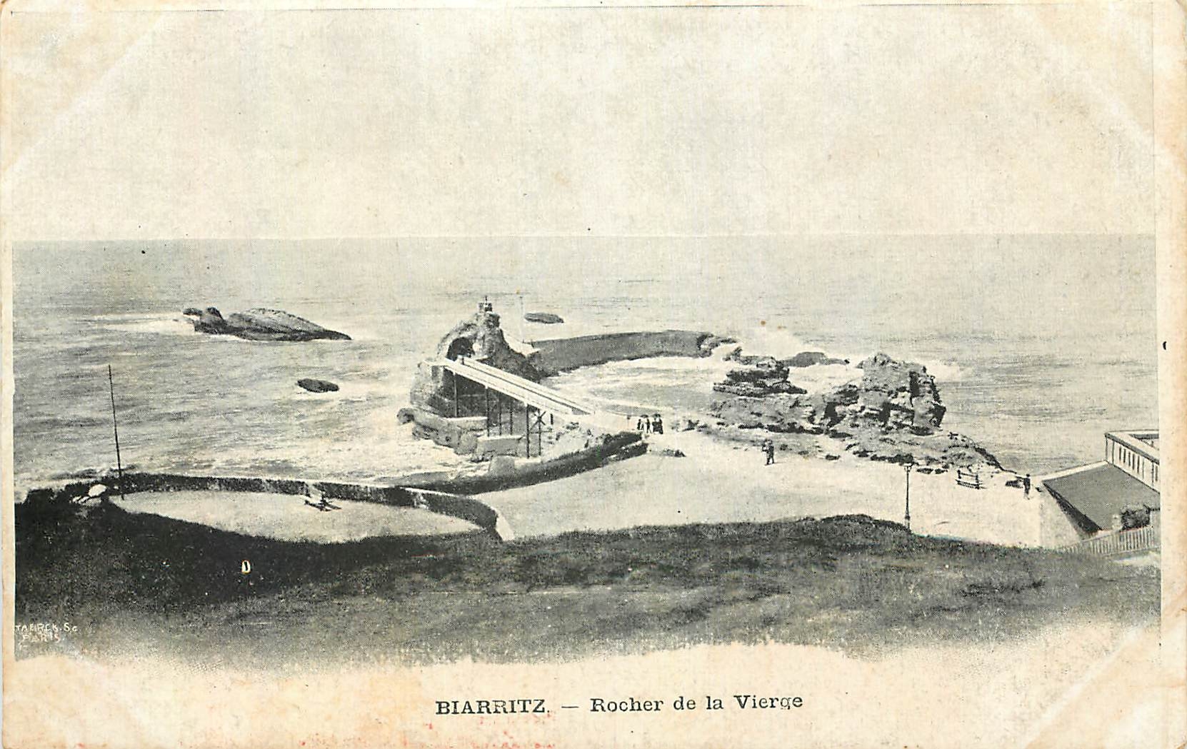 CPA Biarritz Rocher de la Vierge 