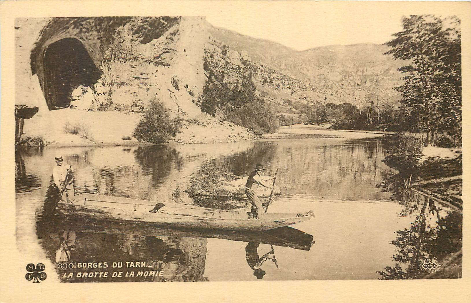 CPA Gorges du Tarn la Grotte de la Momie 
