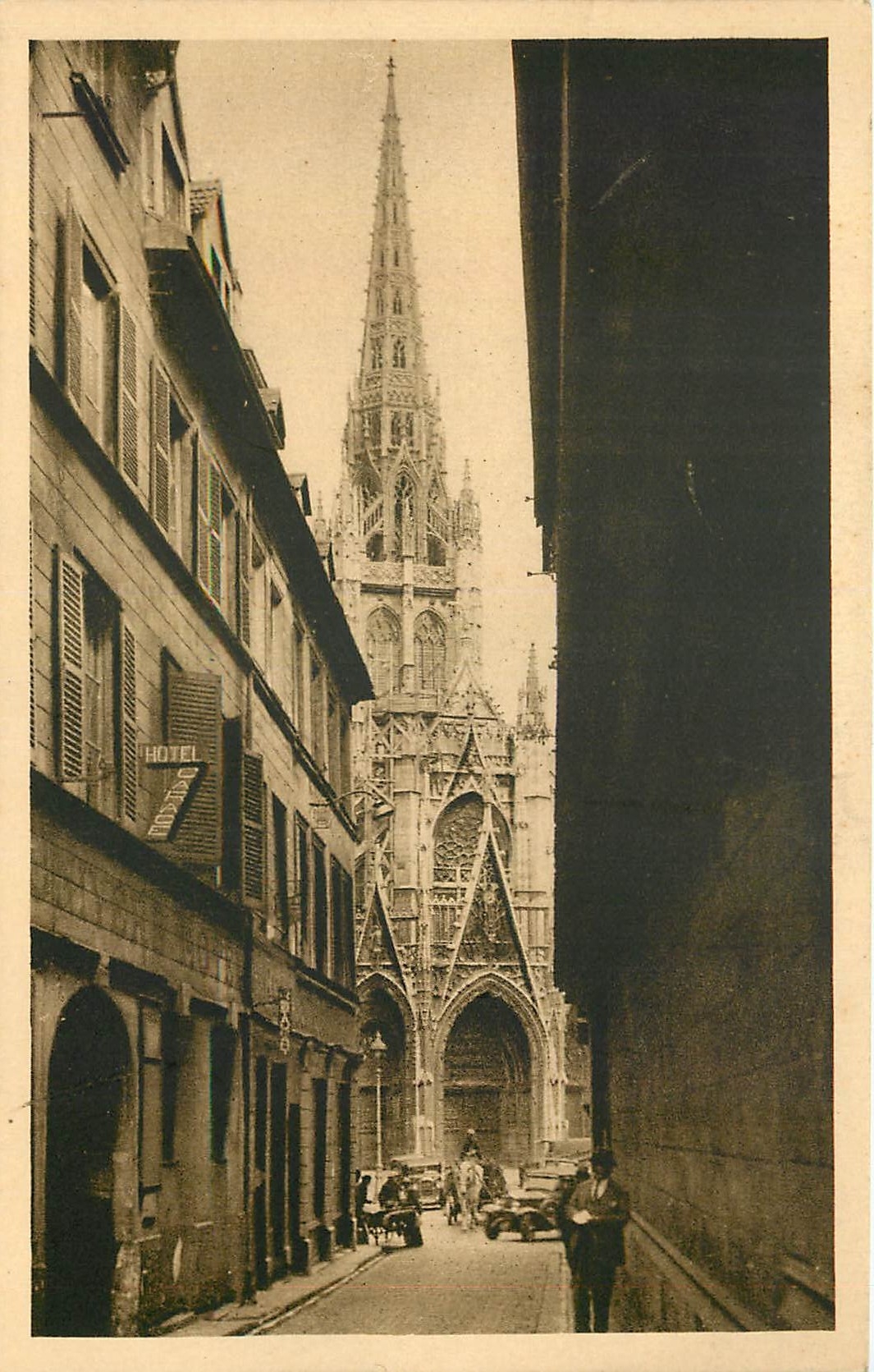 CPA Rouen l'eglise Saint Maclou 