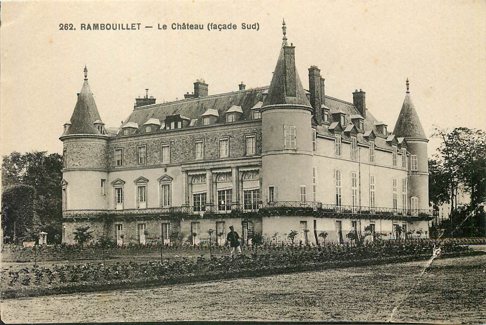 CPA Rambouillet le Chateau Facade Sud 