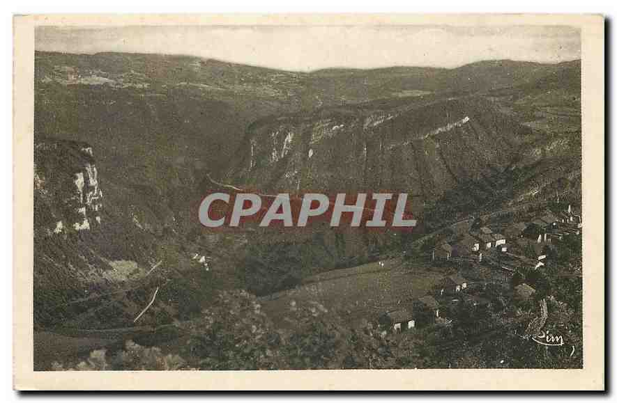 CPA Environs d'Hauteville Ain Lacoux et Gorges de Charabotte 