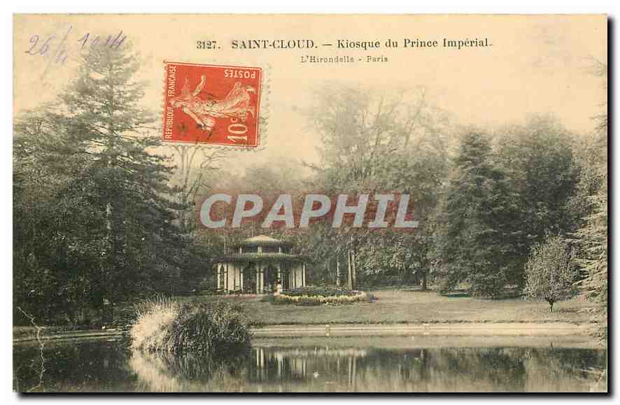 CPA Saint Claude Kiosque du Prince Imperial 