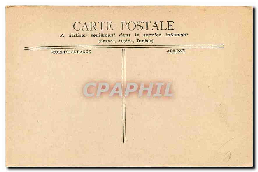 CPA Cote d'Azur Cannes le Calvaire du Mont Chevalier  — Verso