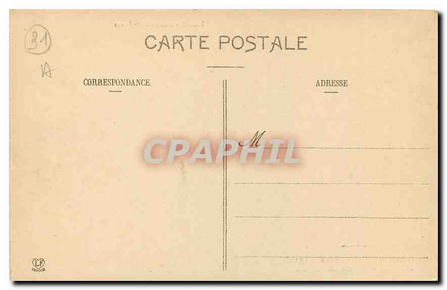 CPA Luchon le Lac d'Espingo au dessus d'Oo un Coin du Lac  — Rückseite