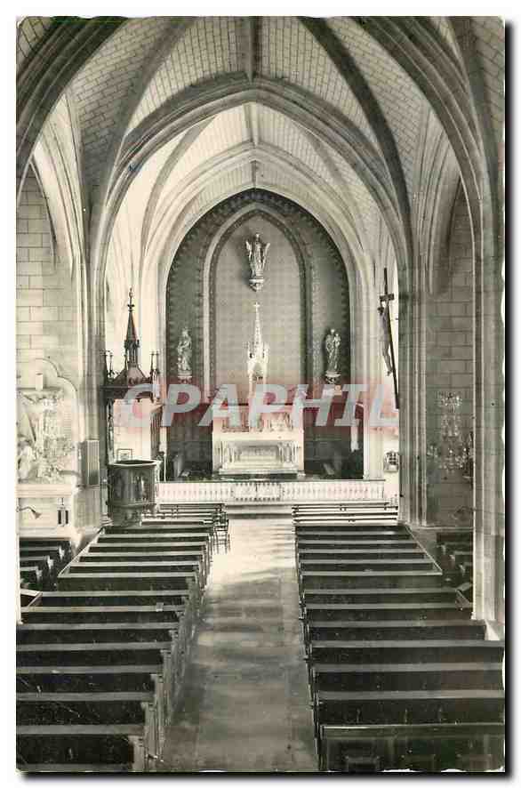CPA La Foret sur Sevre Deux Sevres Interieur de l'eglise 