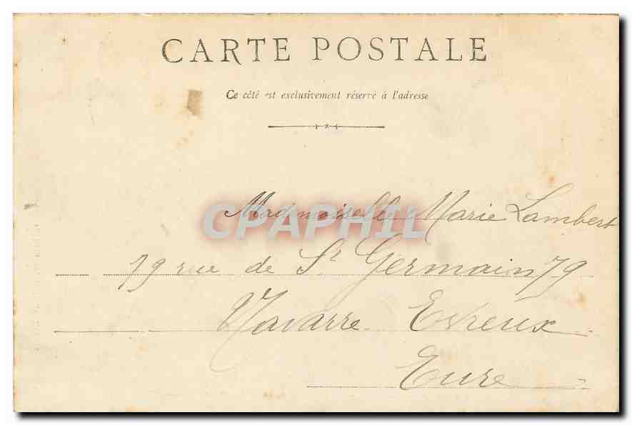 Environs d'EVREUX - Château d'Anet - Porte de Charles le Mauvais — G. Lebègre, Éditeur Evreux — Rückseite