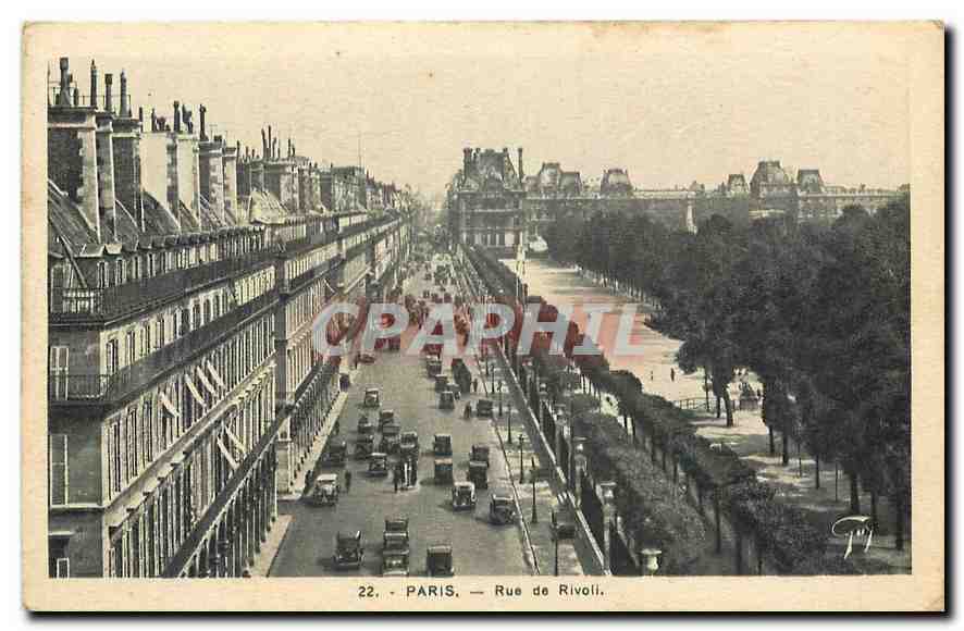 CPA Paris Rue de Rivoli 