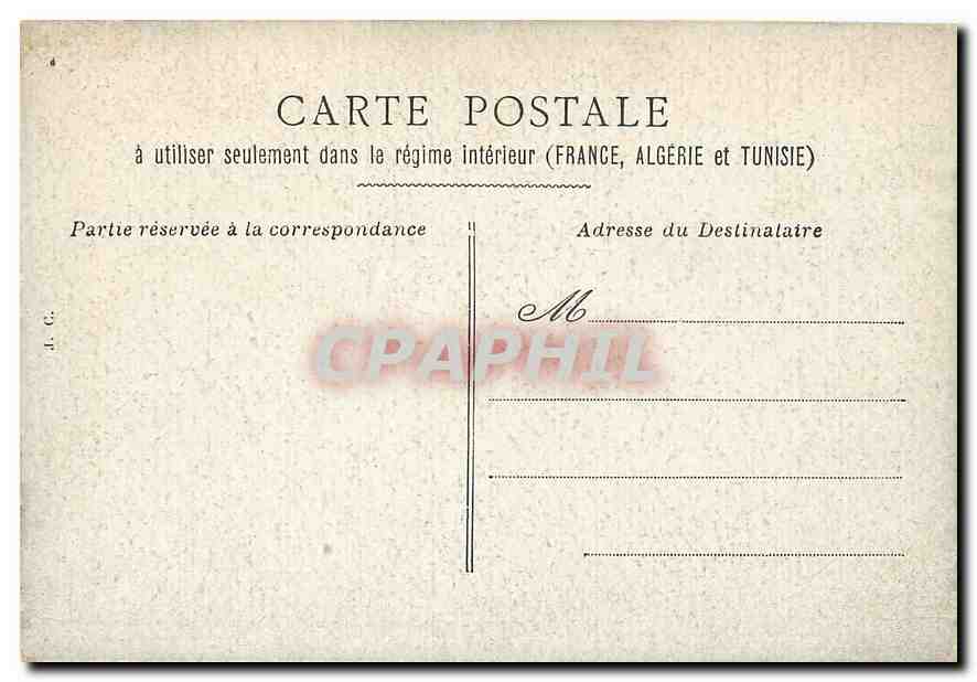 CPA Femme L'animal — Rückseite