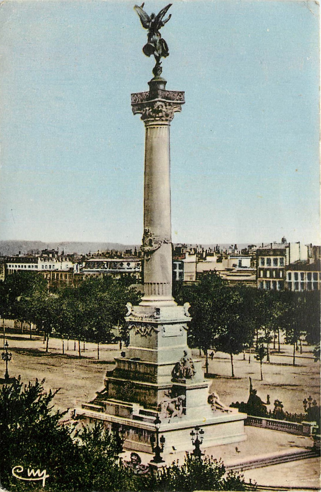 CPA Bordeaux Gironde Place des Quinconces 