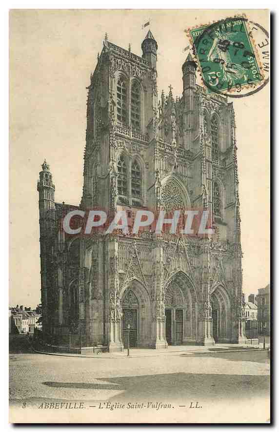 CPA Abbeville l'eglise Saint Vulfran 
