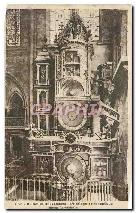 CPA Strasbourg Alsace l'Horloge astronomique de la Cathedrale 