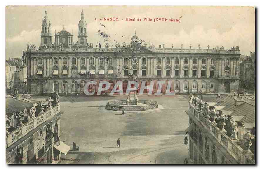 CPA Nancy Hotel de Ville XVIII siecle 