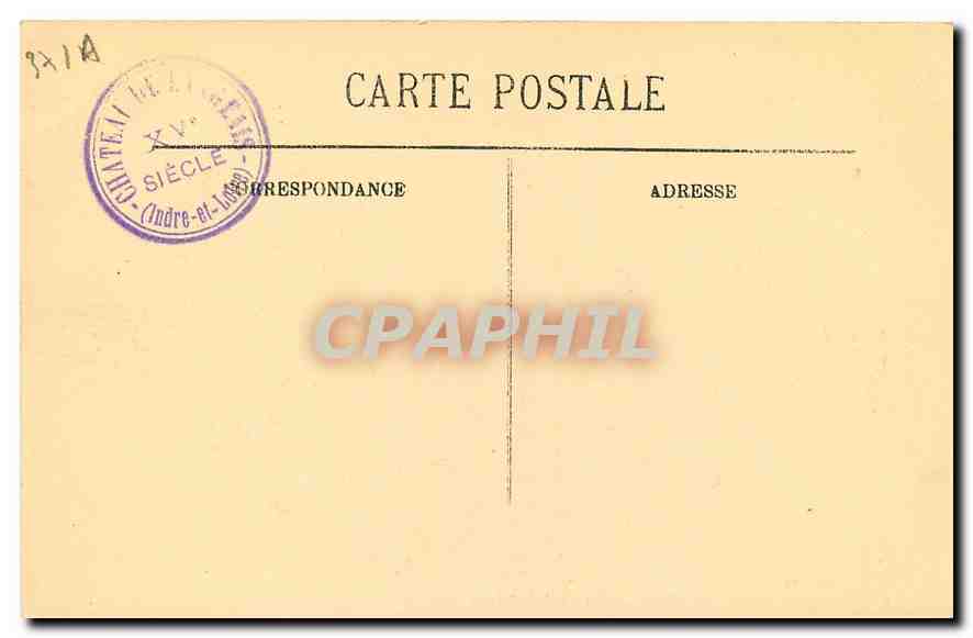 CPA Langeais le chateau facade meridionale  — Rückseite