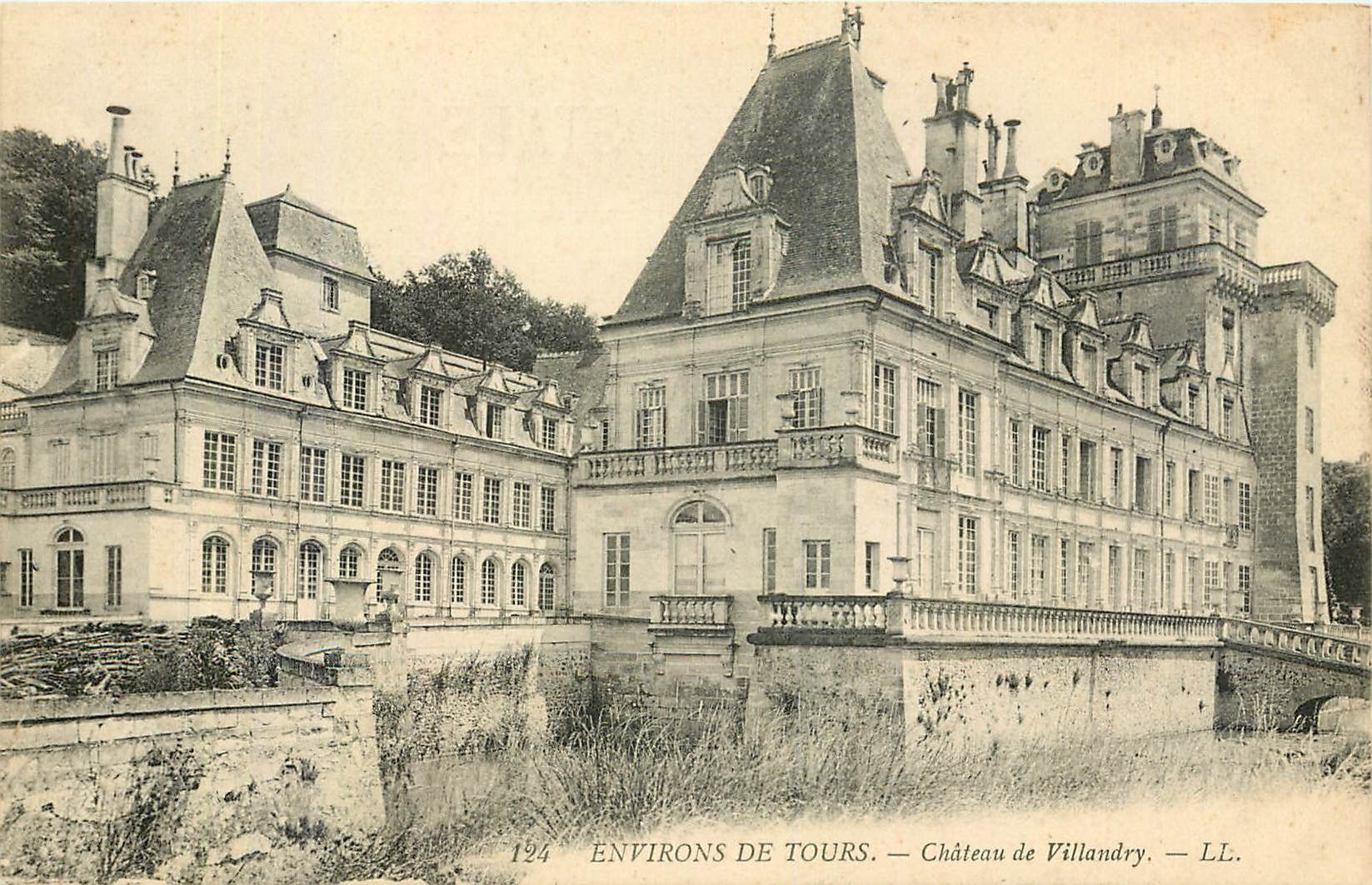 CPA Environs de Tours chateau de Villandry 