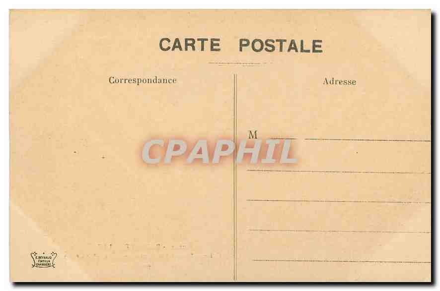 CPA Bourget du Lac Chateau Prieure des Comtes de Savoie XI siecle monument historique  — Rückseite