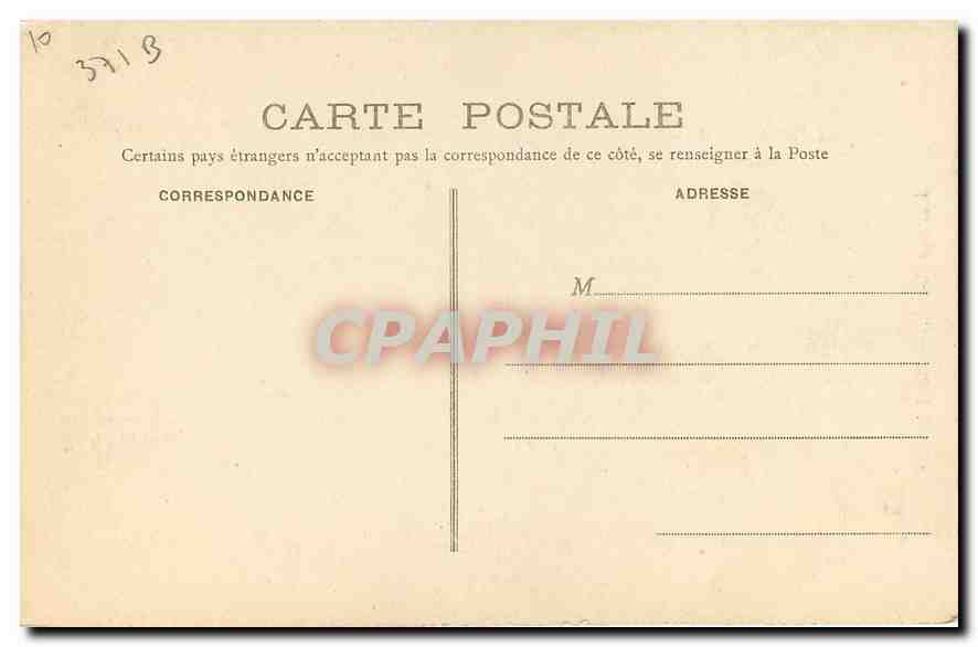 CPA Loches I et L Hotel de Ville  — Rückseite