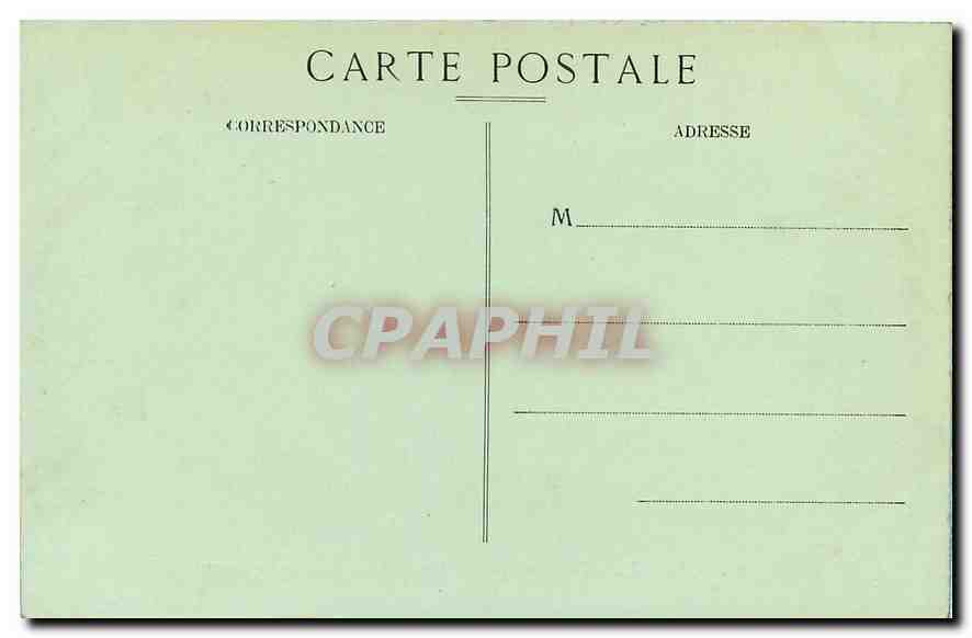 CPA Bordeaux le grand theatre municipal vu des Allees de Tourny  — Verso