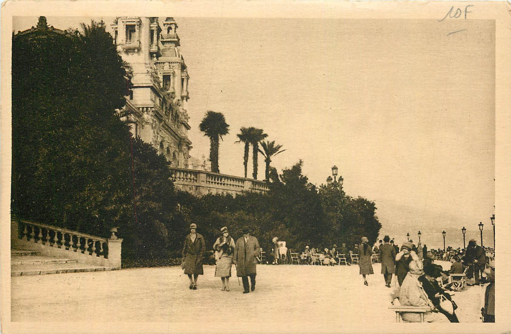 CPA La Douce France Cote d'Azur Monte Carlo le Casino et la Terrasse 