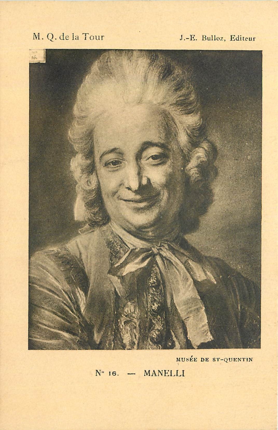 CPA Manelli Musee de St Quentin Q de la Tour