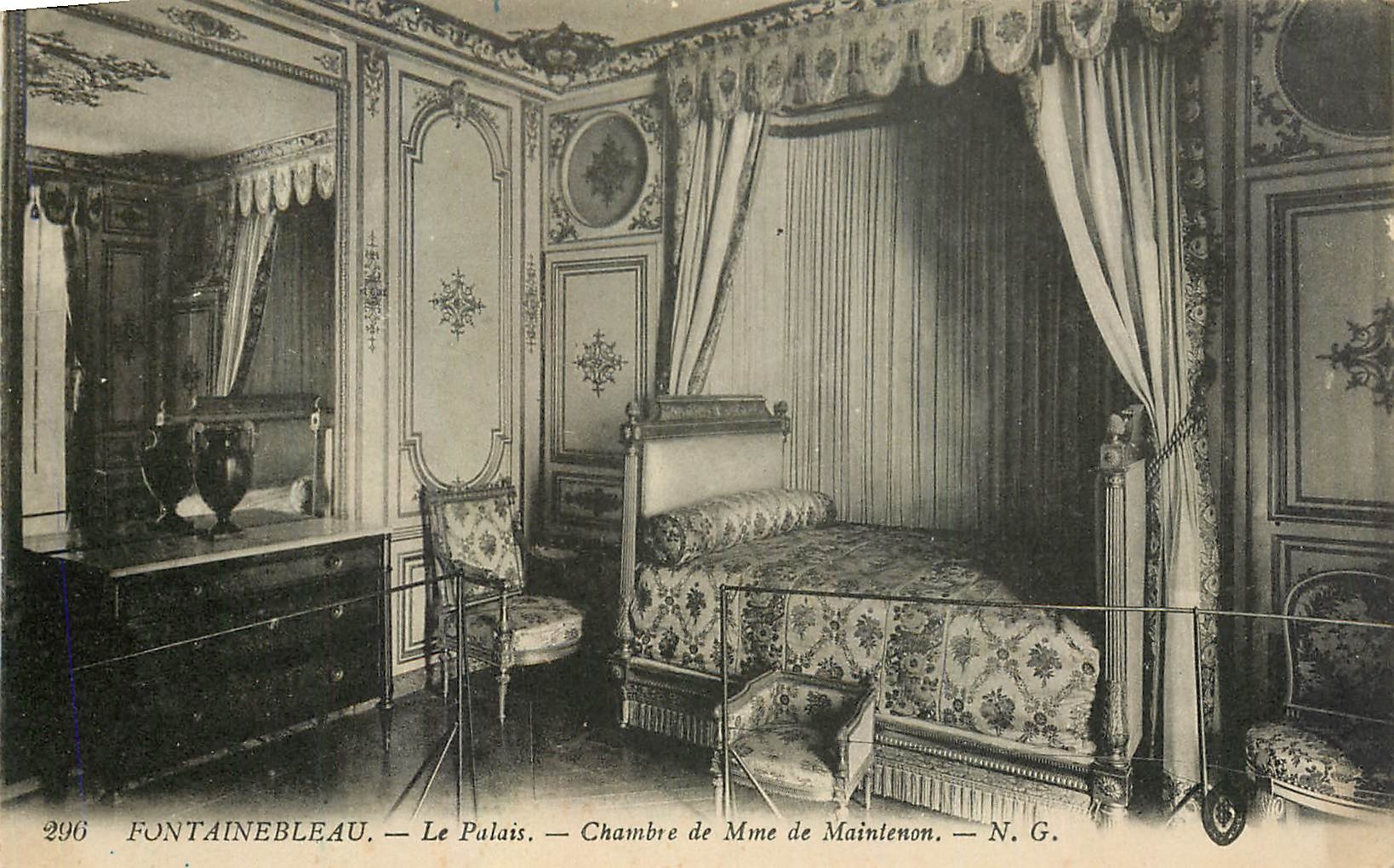 Fontainebleau — Das Schloss — Zimmer der Madame de Maintenon — N. G.