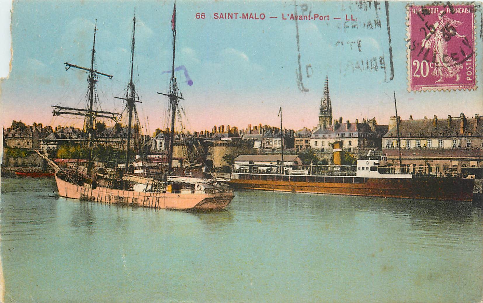 SAINT-MALO — L'Avant-Port — LL — Verlag Levy & Neurdein, Nr. 66