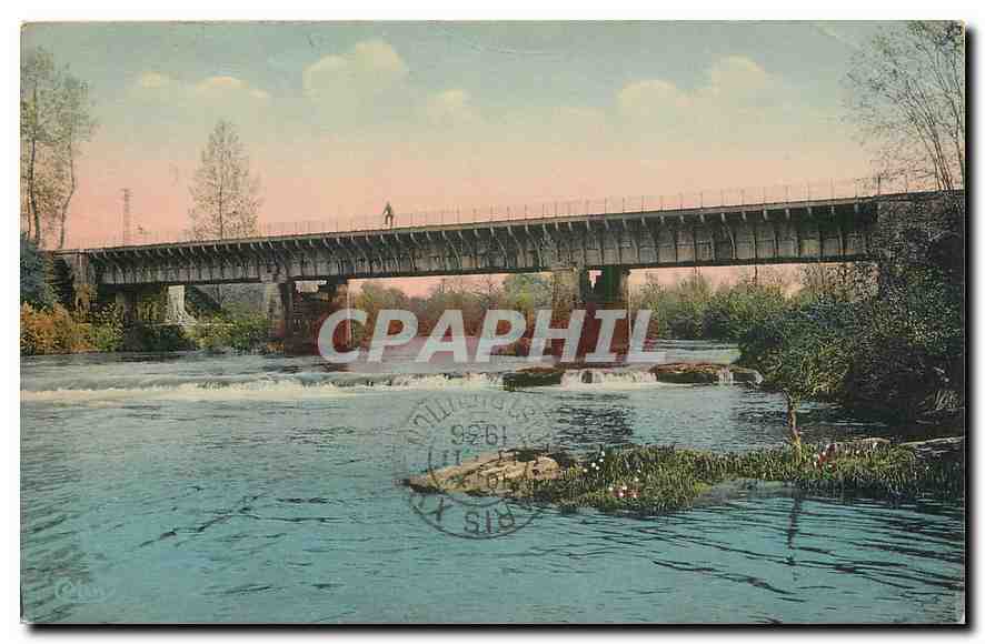 CPA Environs de Saint Dizier Hte Marne le pont canal traversant la Marne a Moeslain 