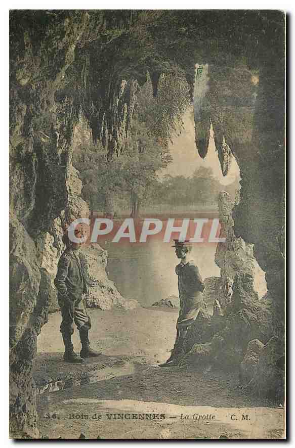 Grotte de Vincennes — La Grotte — C.M. — Édition Artistique C.M., Paris