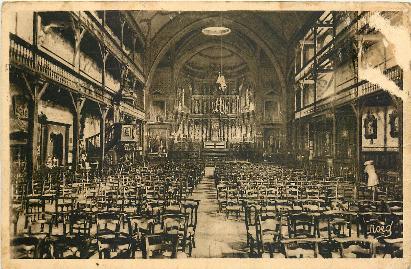 CPA Saint Jean de Luz B P interieur de l'Eglise St Jean Baptiste ou fut celebre le mariage de Louis 