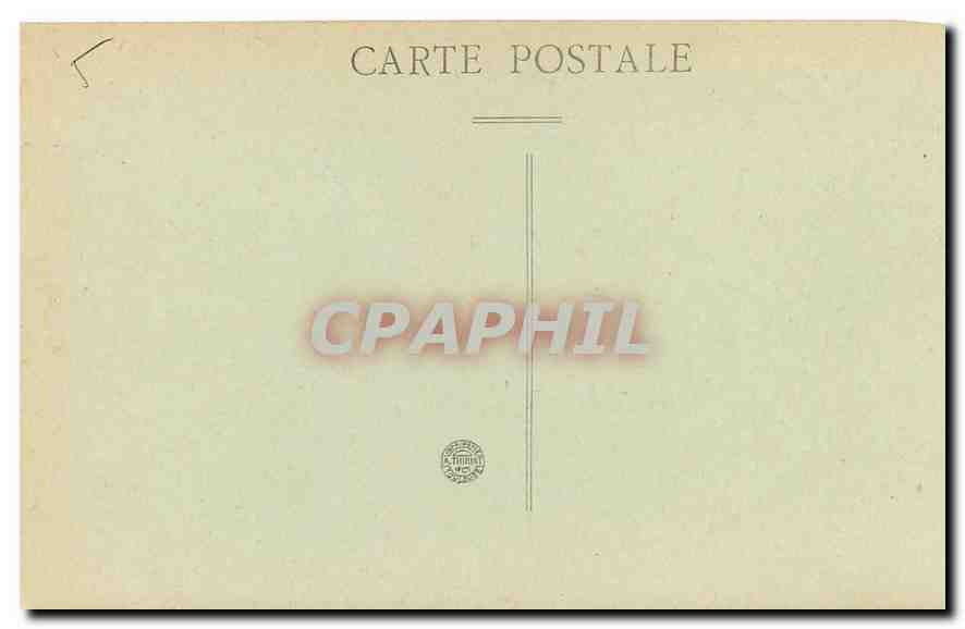 CPA Antibes grand hotel place Mace  — Rückseite