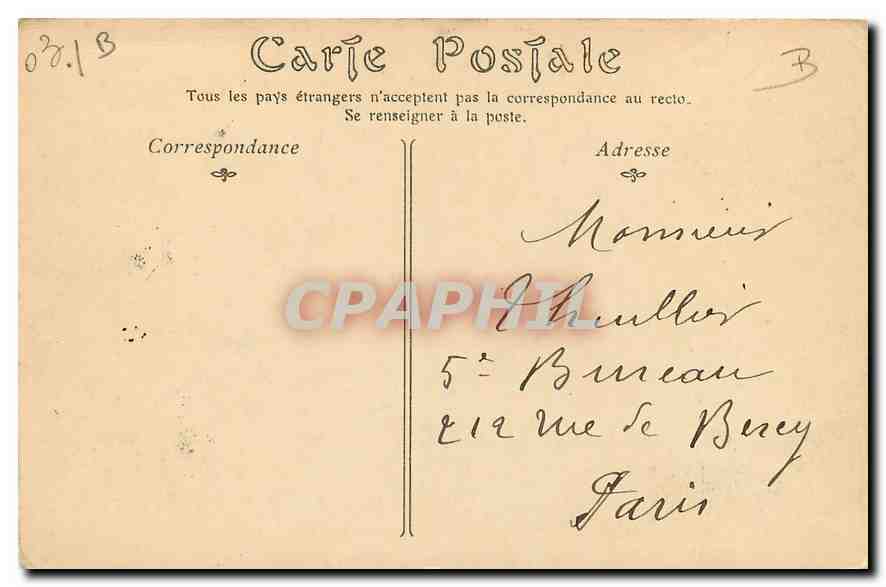 CPA Environs de Vichy Rendez Vous de Chasse de Maulmont  — Rückseite