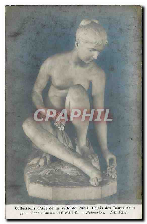 CPA Collections d'Art de la Ville de Paris Palais des Beaux Arts Benoit Lucien Hercule 
