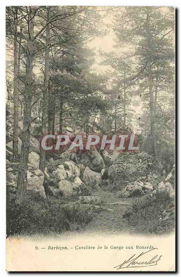 CPA Barbizon Cavalerie de la Gorge aux Renards 