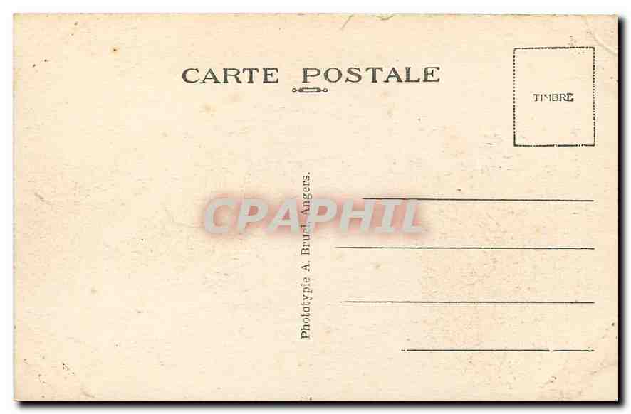 CPA Tregastel C du N Le de Rocher monuemtal qui domine la Plage  — Rückseite